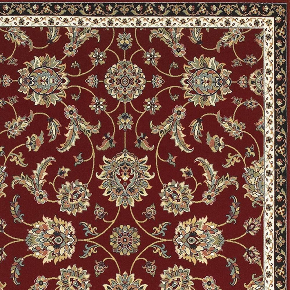 Oriental Weavers Kashan 370RI 2&#39;3&quot; x 7&#39;6&quot; Red Runner, , large