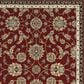 Oriental Weavers Kashan 370RI 2"3" x 7"6" Red Runner, , large
