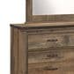 Ashley Trinell 5-Piece Twin Bookcase Bed Set in Replicated Oak Grain, , large