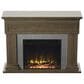 Classic Flame Twin Star 47" Wall Mantel Electric Fireplace with Reversible Surround in Hooper Oak, , large