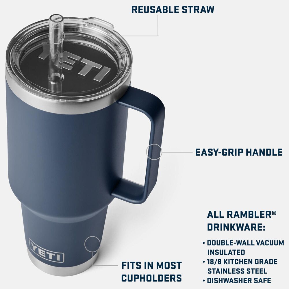 YETI Rambler 42 Oz Straw Mug with Straw Lid in Beekeeper, , large