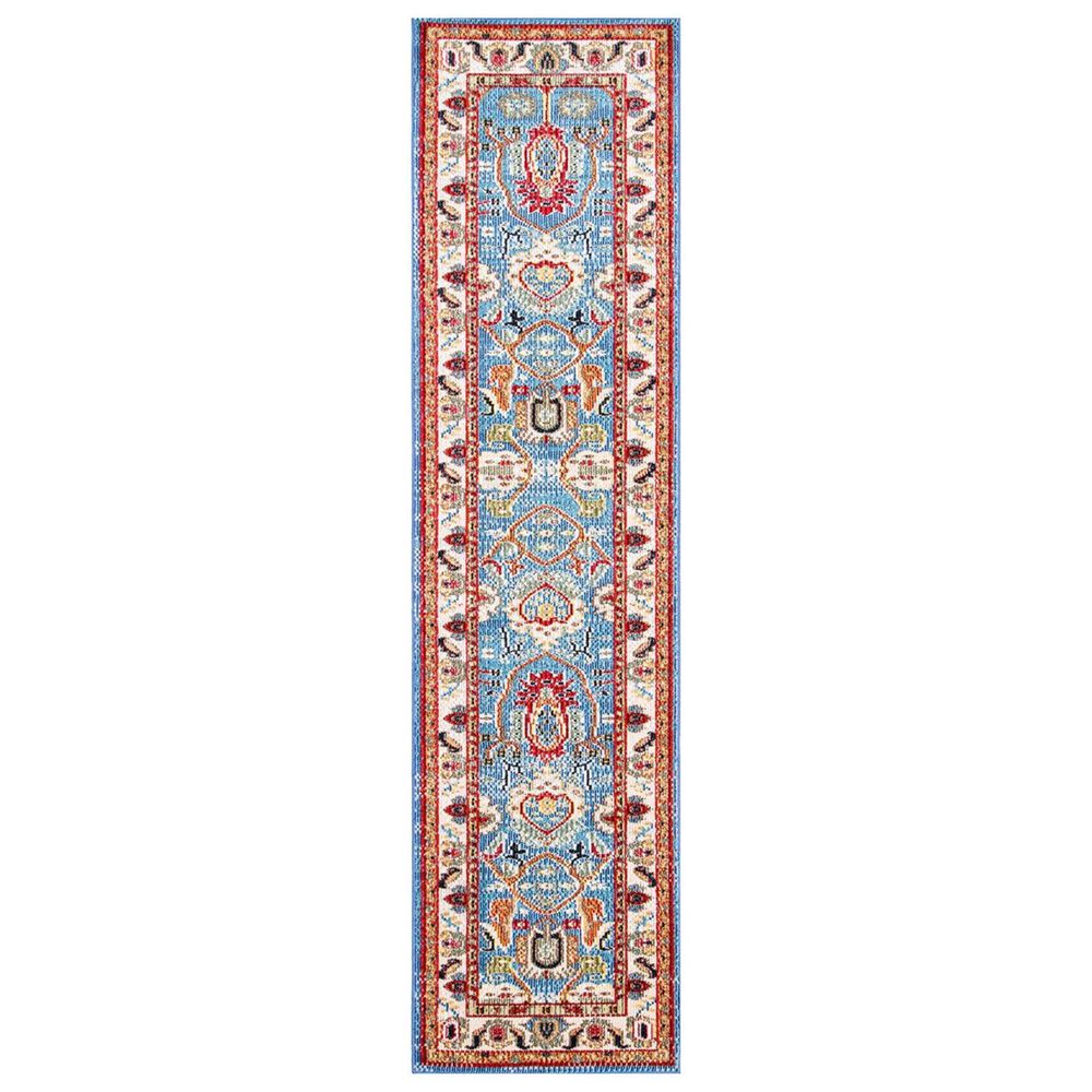 nuLOOM Fantasy KKFA09A 2' x 8' Blue Runner, , large