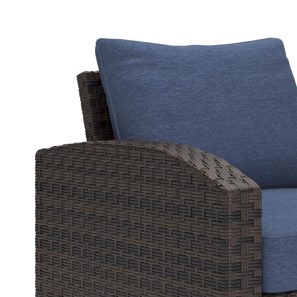 Ashley Windglow Patio Lounge Chair in Brown, , large