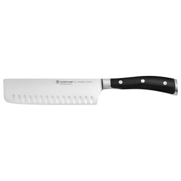 Wusthof Trident 7" Hollow Edge Nakiri in Stainless Steel, , large
