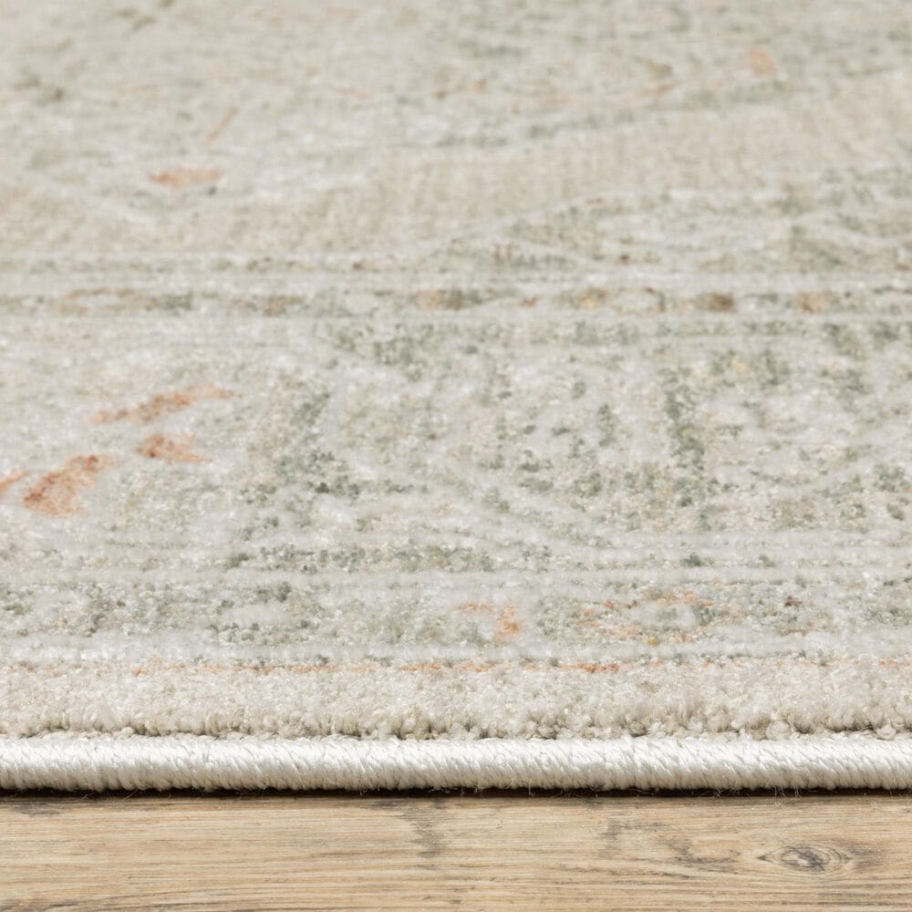 Oriental Weavers Keaton KEA02 Beige and Multicolor 2'3" x 7'6" Runner, , large