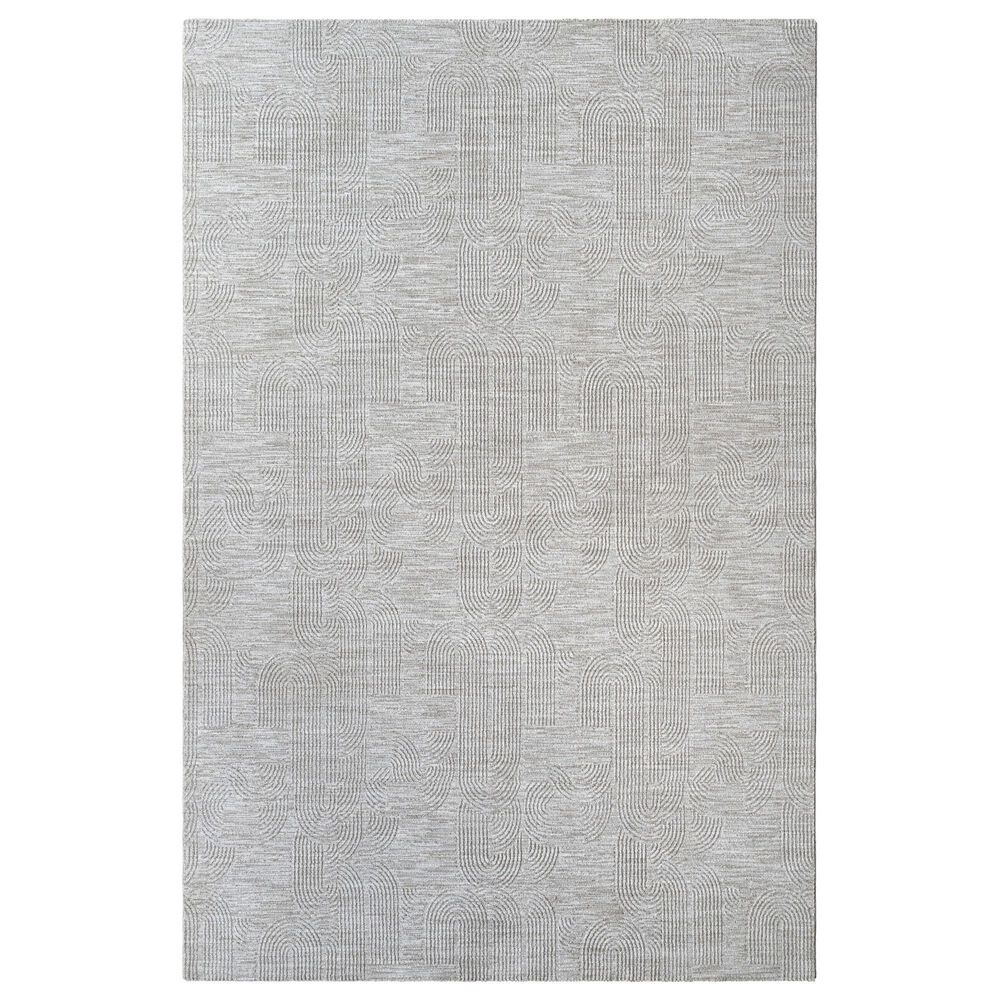 Surya Masterpiece MPC-2311 Medium Gray, Light Gray and Cream 5' x 7'5" Area Rug, , large