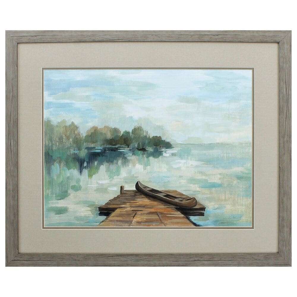 Propac "Lakeside Retreat" Wall Art in Blue, , large