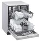 LG 24" Front Control Smart Dishwasher in Stainless Steel, , large