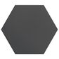 Emser Heksa Black 8" x 9" Porcelain Tile, , large
