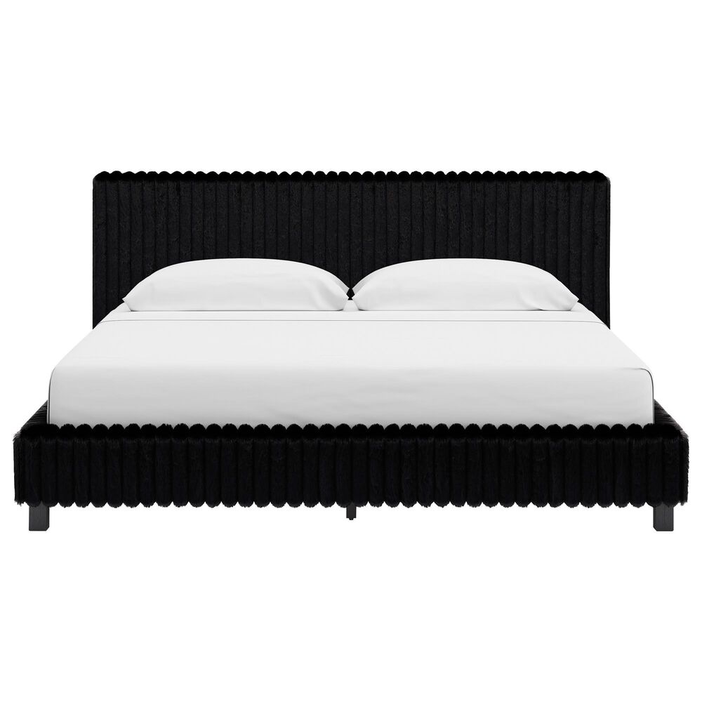 Ashley Zuraleus 5-Piece King Platform Bedroom Set in Matte Black, , large