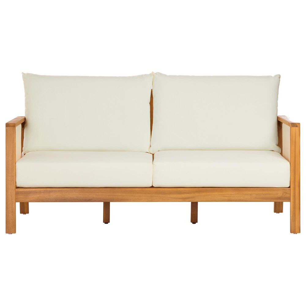 HOMLUX 4-Pieces Outdoor Conversation Set in Beige and Brown, , large