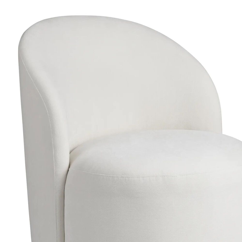 Slatehouse Fairfax Upholstered Dining Side Chair in White, , large