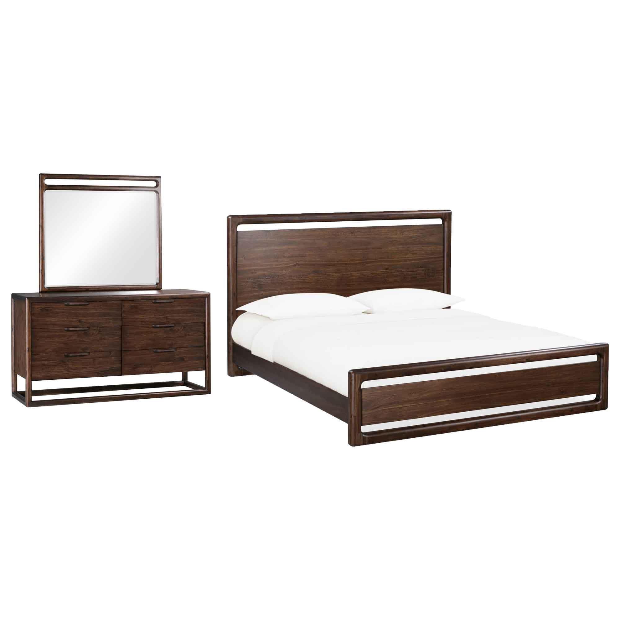 Urban Home Sol 3-Piece Queen Bedroom Set in Brown Spice