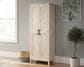 Sauder 2 Door Storage Cabinet in Chalk Oak, , large