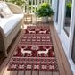 Dalyn Rug Company Wonderland WN28 2"3" x 7"6" Red Indoor/Outdoor Runner, , large