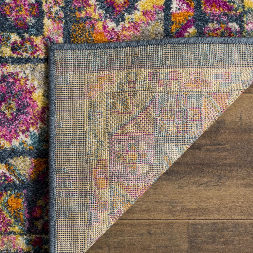 Safavieh Madison MAD133C 10&#39; x 14&#39; Blue and Fuchsia Area Rug, , large