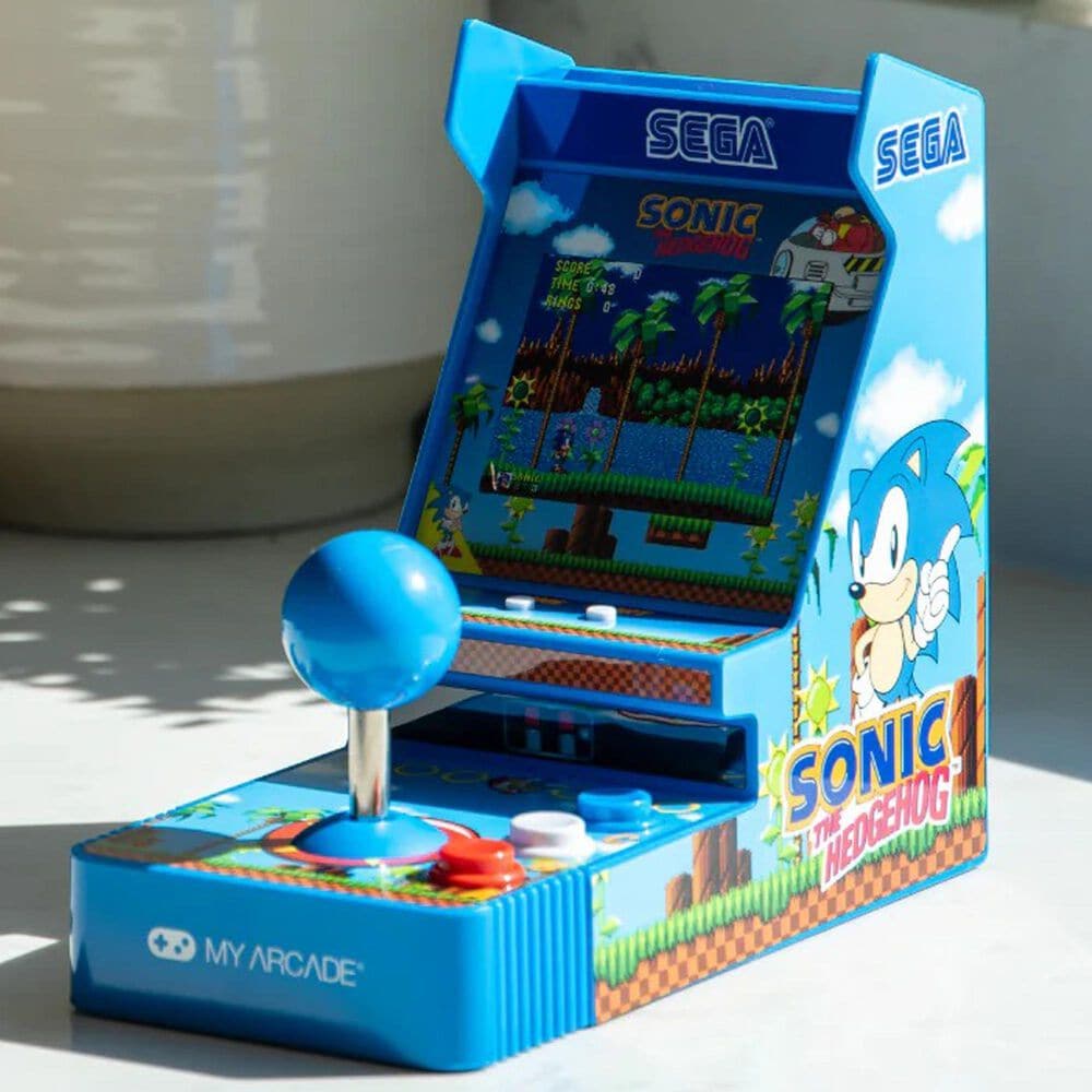My Arcade Sonic The Hedgehog Joystick Player Portable Retro Arcade in Blue, , large