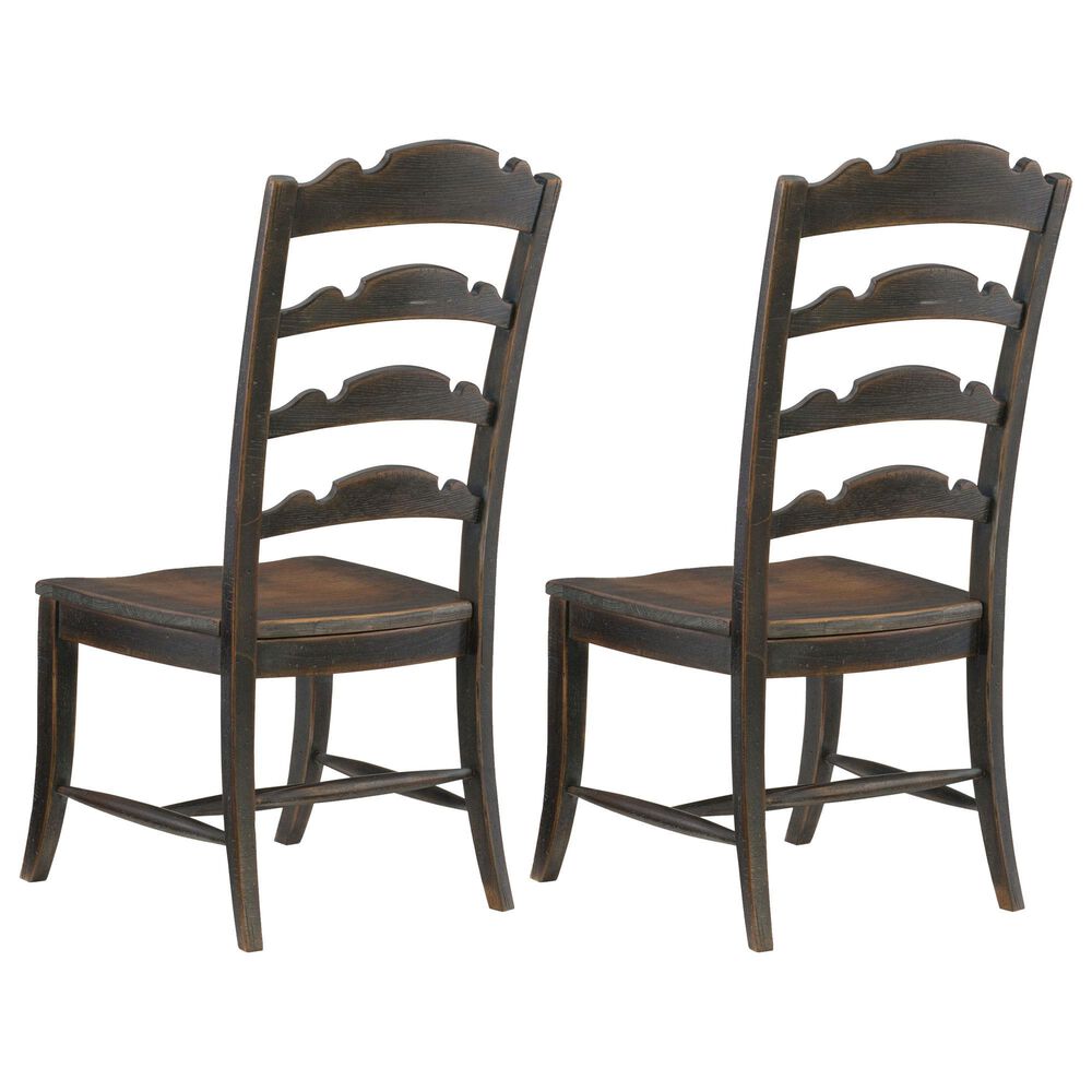 Hooker Furniture Hill Country Side Chair in Anthracite Black &#40;Set of 2&#41;, , large