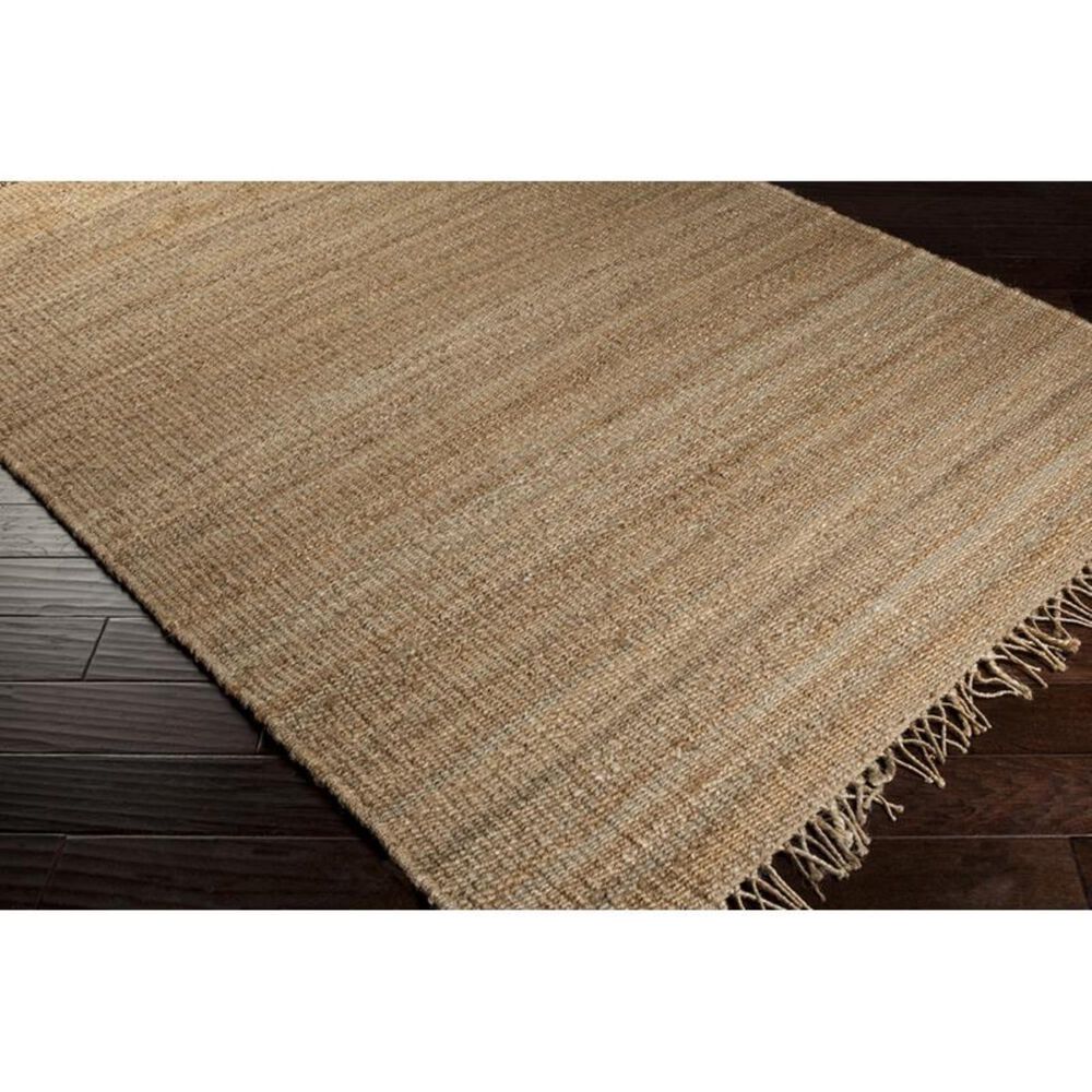 Surya Jute Natural JUTE NATURAL 2&#39;3&quot; x 4&#39; Wheat Area Rug, , large