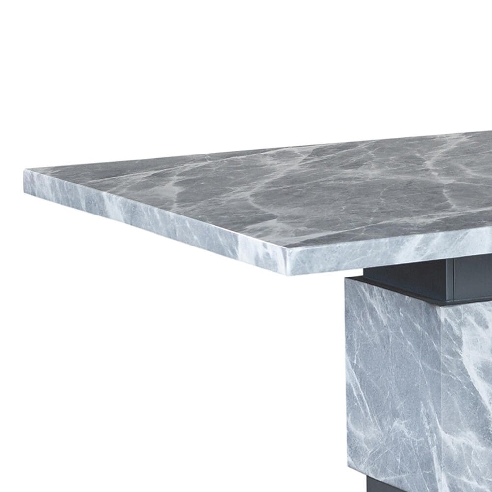 Global Furniture USA 7-Piece Rectangular Dining Set in Grey, , large