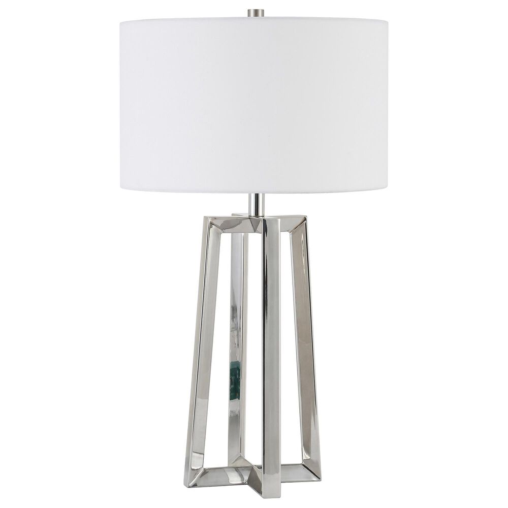 Hudson and Canal Helena Table Lamp in Polished Nickel, , large