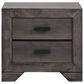 Mayberry Hill Nathan 2-Drawer Nightstand in Distressed Gray, , large