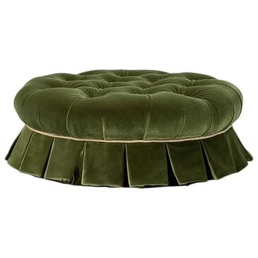 Jennifer Taylor Home Roquefort 24.5" Dog Sofa Bed with Box-Pleated Skirt in Olive Green, , large