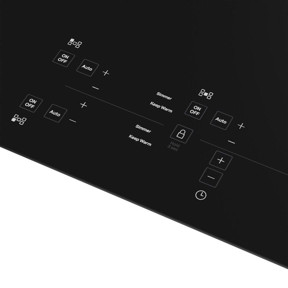 KitchenAid 30&quot; Built-In Electric Induction Cooktop in Black, , large