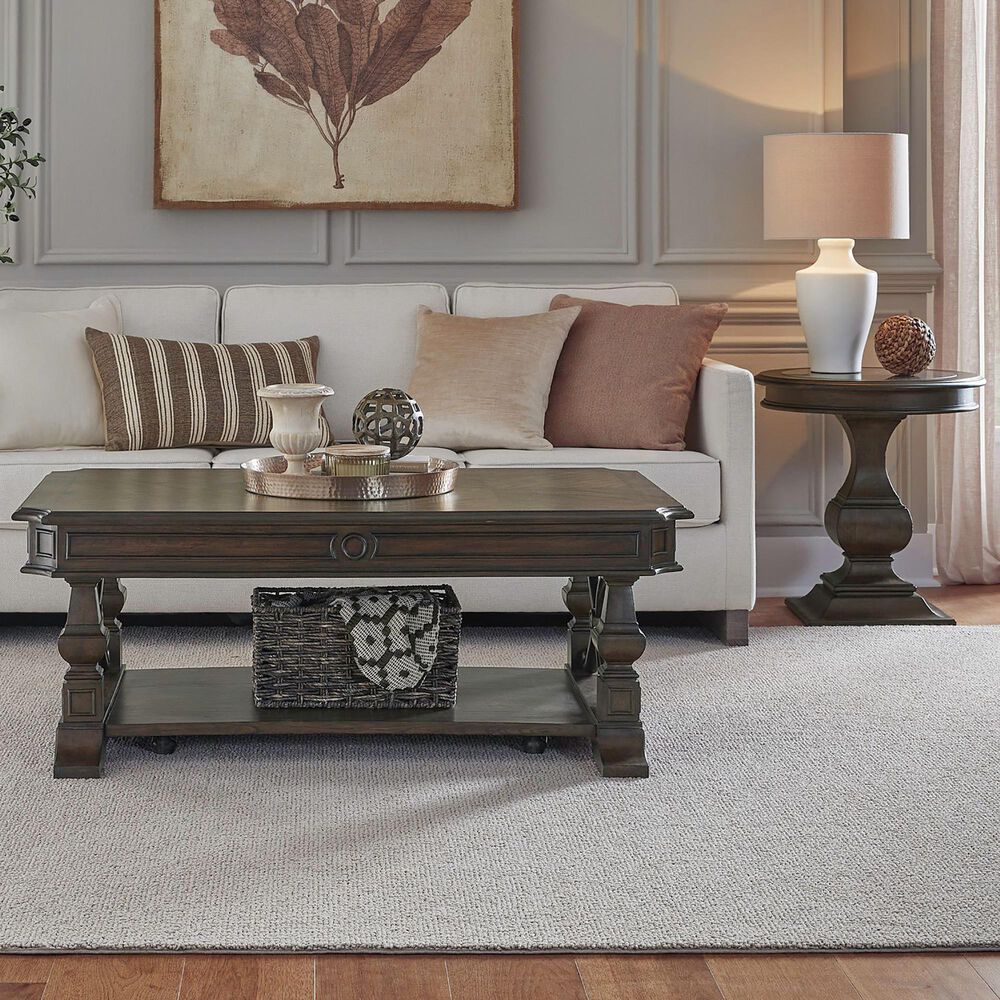 Belle Furnishings Provence Park Cocktail Table in Chateau Brown, , large