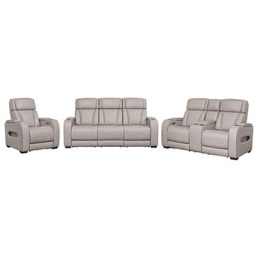 Ashley Boyington 3-Piece Power Reclining Living Room Set in Gray, , large