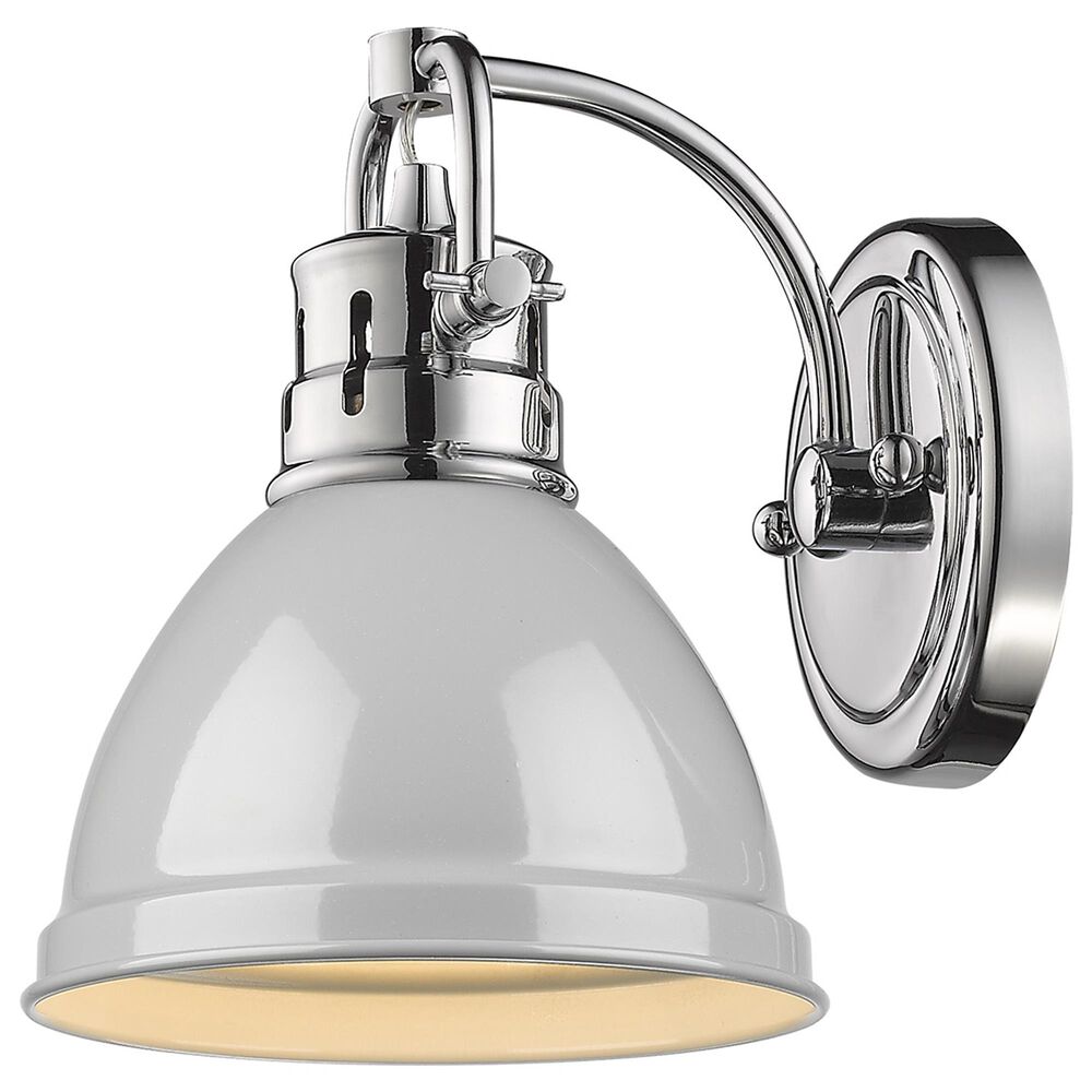 Golden Lighting Duncan 1-Light Bath Vanity in Chrome, , large