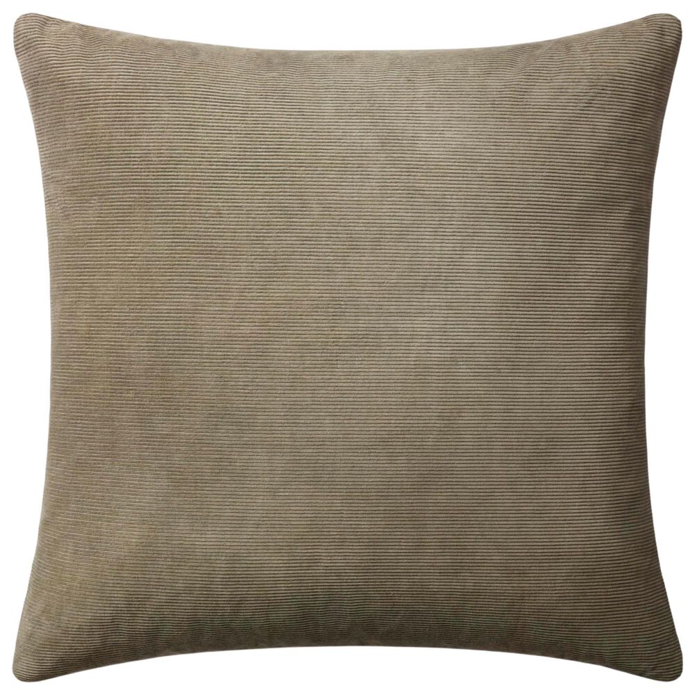 Loloi Beatrice 22" Square Throw Pillow in Olive, , large