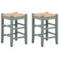 Ashley Mirimyn Counter Stool Set of 2 in Teal, , large