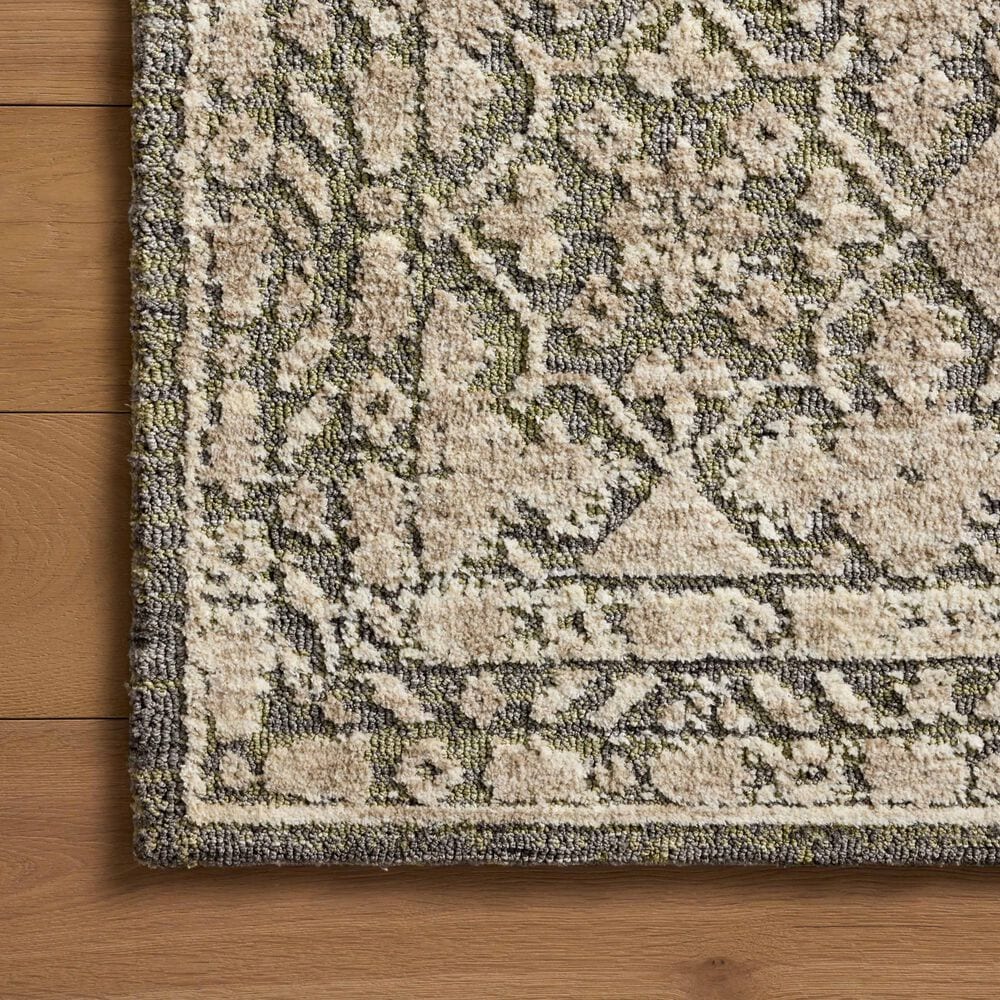 Loloi Percival Sage and Stone 2&#39;6&quot; x 7&#39;6&quot; Runner, , large