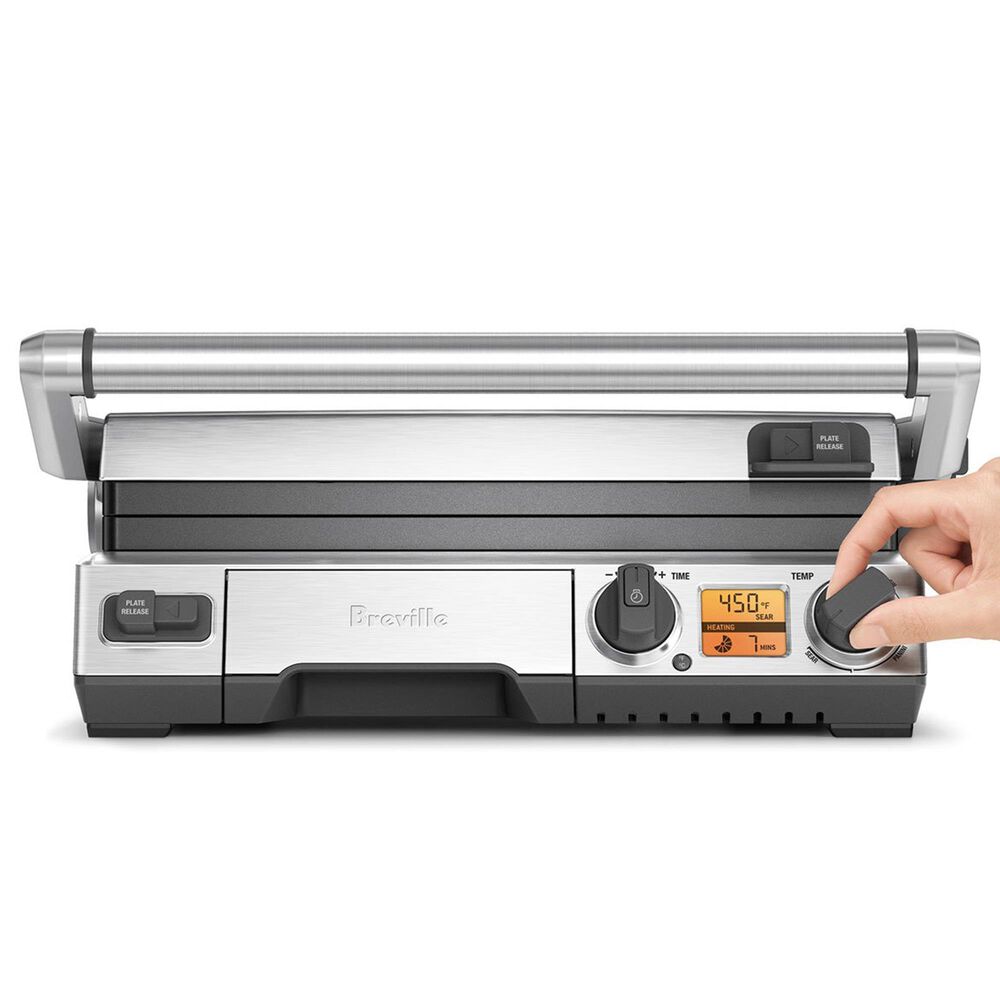 Breville 17&quot; Smart Grill in Brushed Stainless Steel, , large
