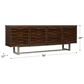 Hooker Furniture 78" Entertainment Console in Dark Gray and Antique Bronze, , large