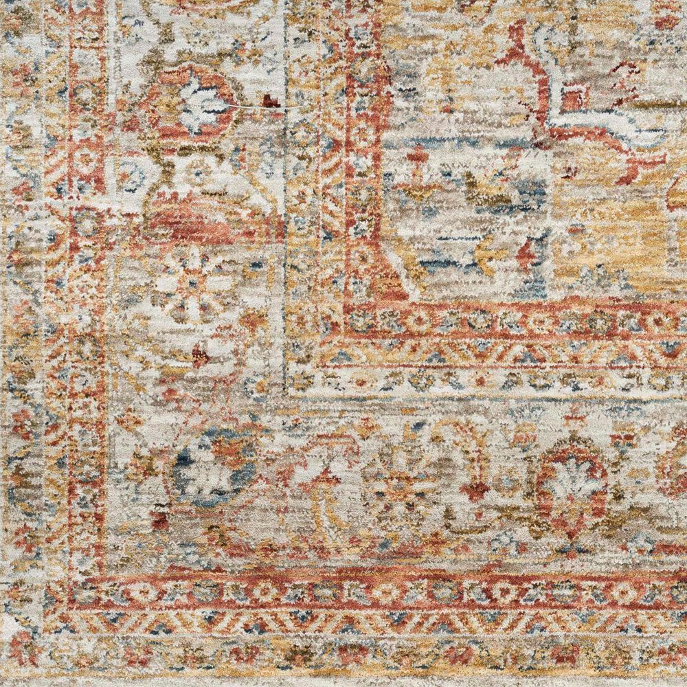 Nourison Sahar 2&#39;3&quot; x 10&#39;2&quot; Ivory and Rust Runner, , large
