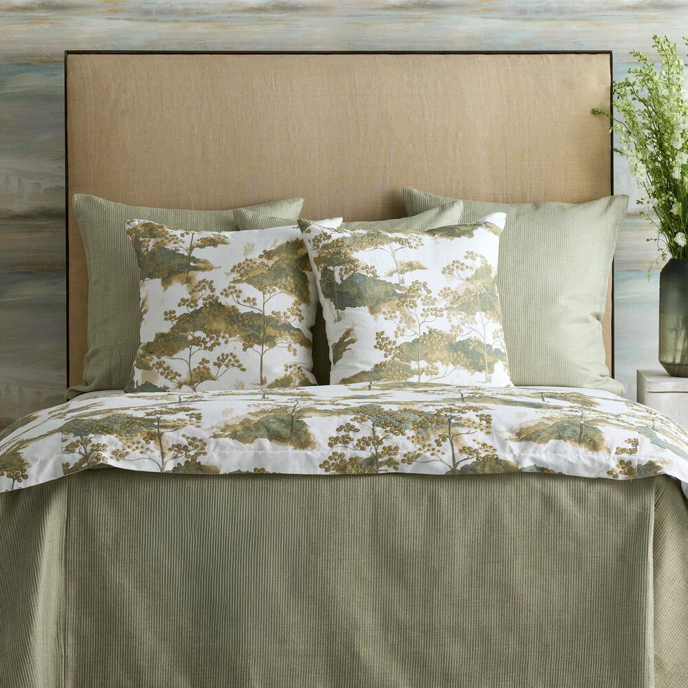 Ann Gish Avalon 24" x 24" Square Throw Pillow in Mist, , large