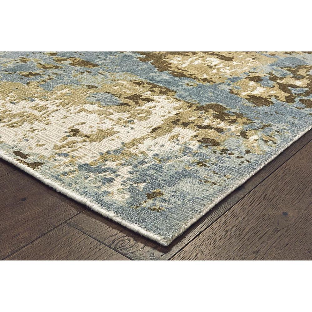 Oriental Weavers Formations 70001 6&#39; x 9&#39; Blue Area Rug, , large