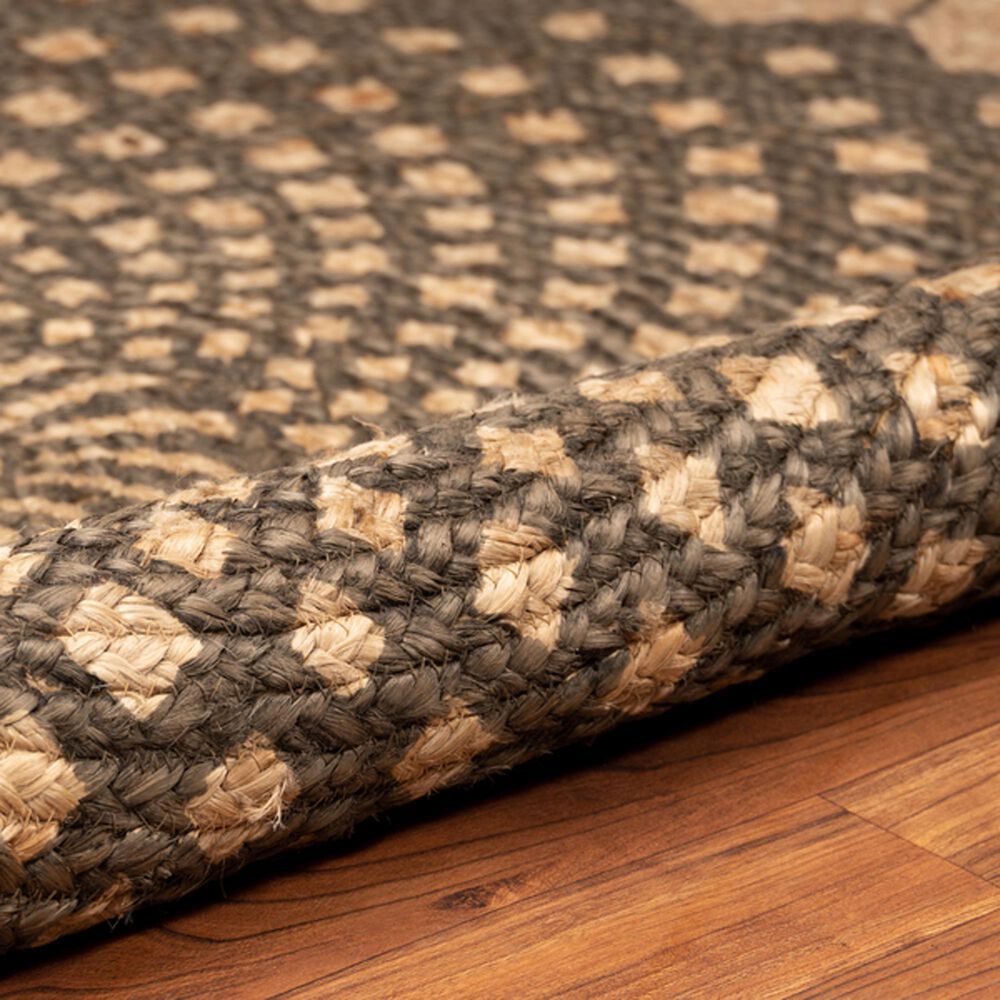 L&amp;R Resources Synergy 6&#39; Round Tan and Gray Area Rug, , large