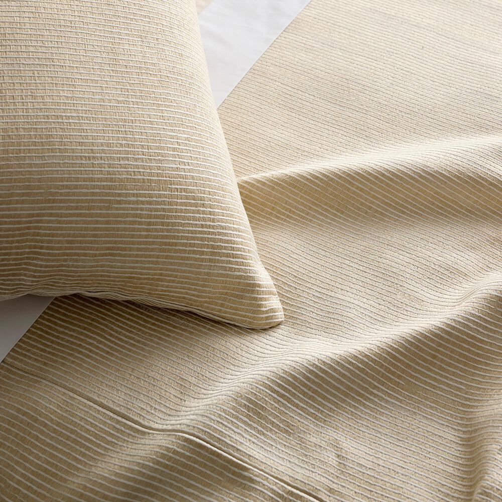 Ann Gish Lamina 22" x 22" Square Throw Pillow in Sand, , large