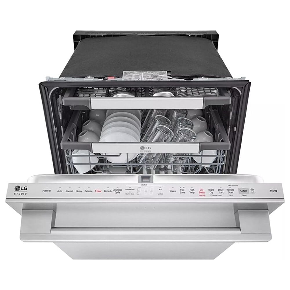 LG Studio 24&quot; Built-In Dishwasher in PrintProof Stainless Steel, , large