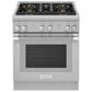 Thermador 30" Pro Harmony Standard Depth Dual Fuel Range in Stainless Steel, , large
