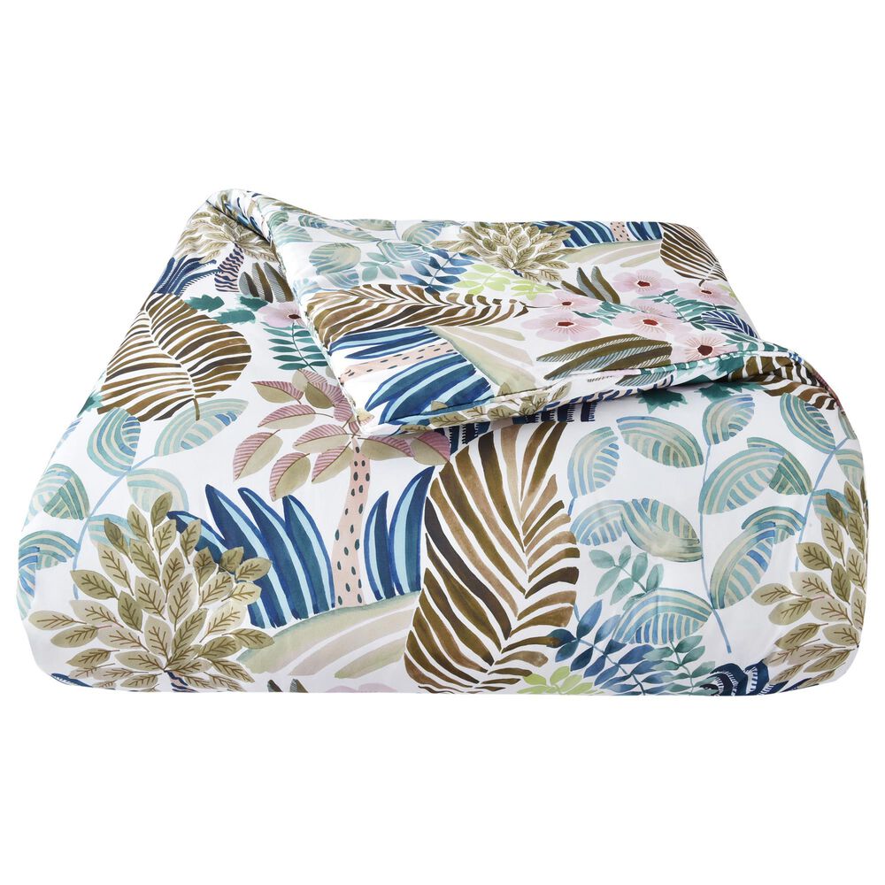 J. Queen New York Rainforest 3-Piece Full/Queen Comforter Set in Teal, , large