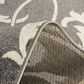 Central Oriental Terrace Tropic Macala 5" x 7"3" Stone and Snow Area Rug, , large