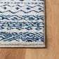 Safavieh Tulum 5"3" x 7"6" Ivory and Navy Area Rug, , large