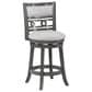 New Heritage Gia 24" Swivel Counter Stool in Gray, , large