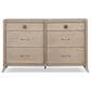 Furniture of America Candra 6-Drawer Dresser in Natural Oak, , large