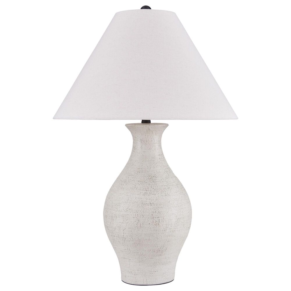 Ashley Ashbend Ceramic Table Lamp in Antique White, , large