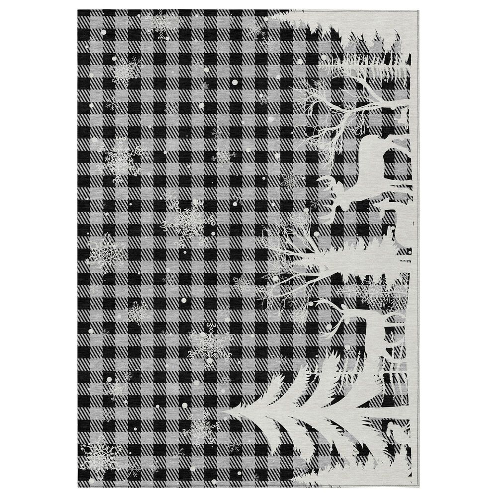 Dalyn Rug Company Wonderland WN32 5" x 7"6" Gray Indoor/Outdoor Area Rug, , large